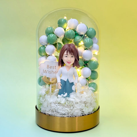 Eternal Series - Balloon Arch, Custom Bobbleheads, Wedding Gift, Unique Valentine Gift for Her