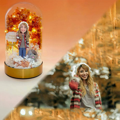 DOMEDOLL - Custom Bobbleheads, Bobblehead Gift for Her, Make Your Own Bobblehead