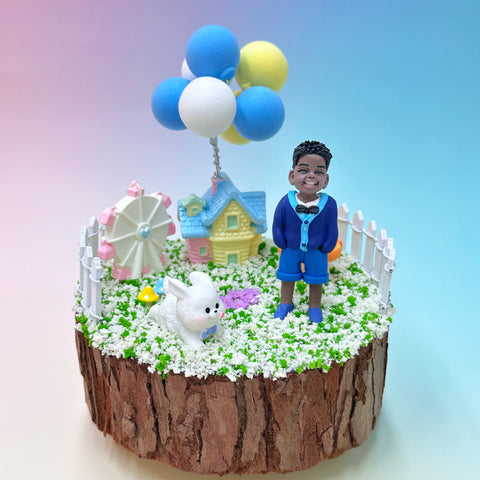 DOMEDOLL - Dream Home, Custom Bobblehead, Personalized Minifigure